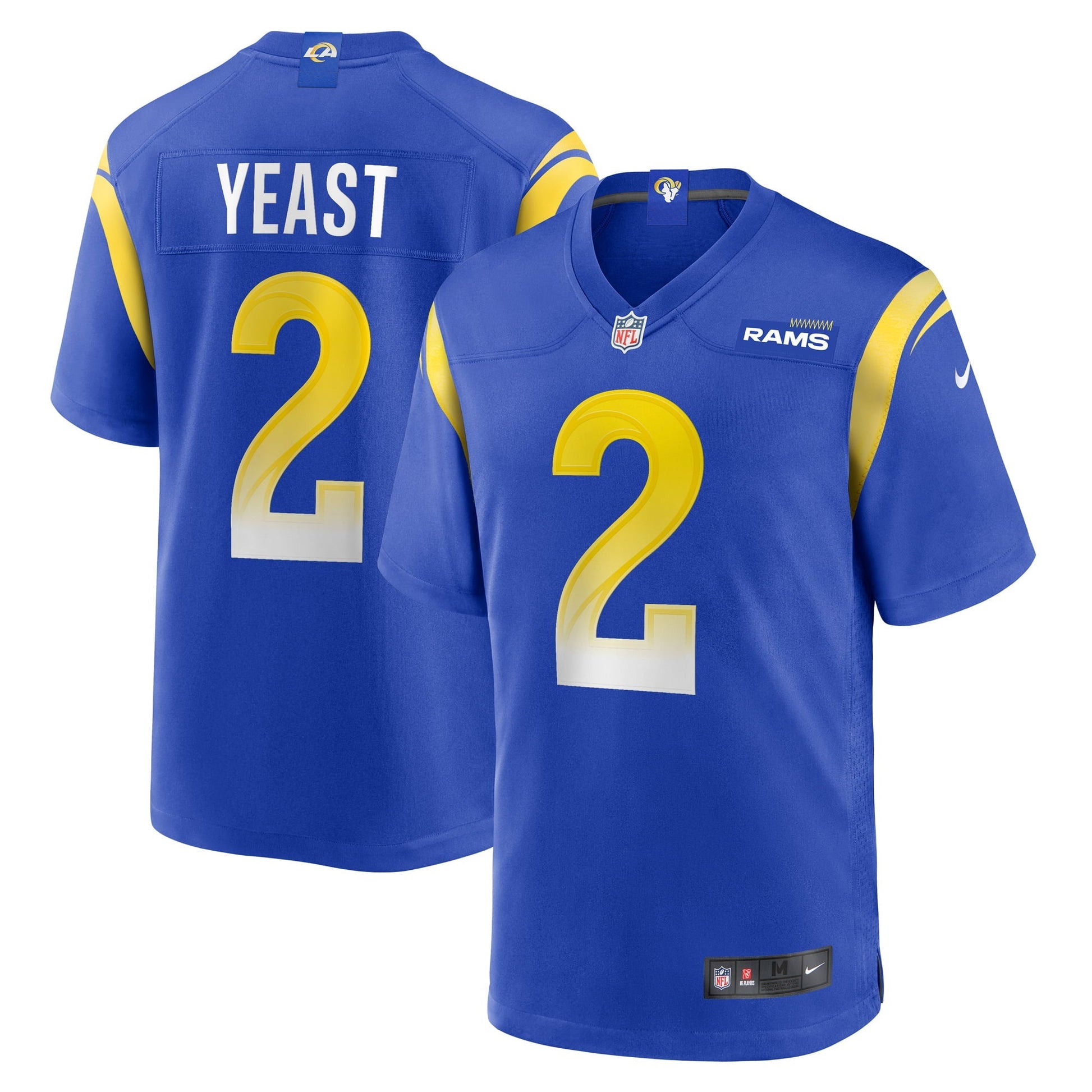 Men's Nike Russ Yeast Royal Los Angeles Rams Home Game Jersey – Victory  Uniforms